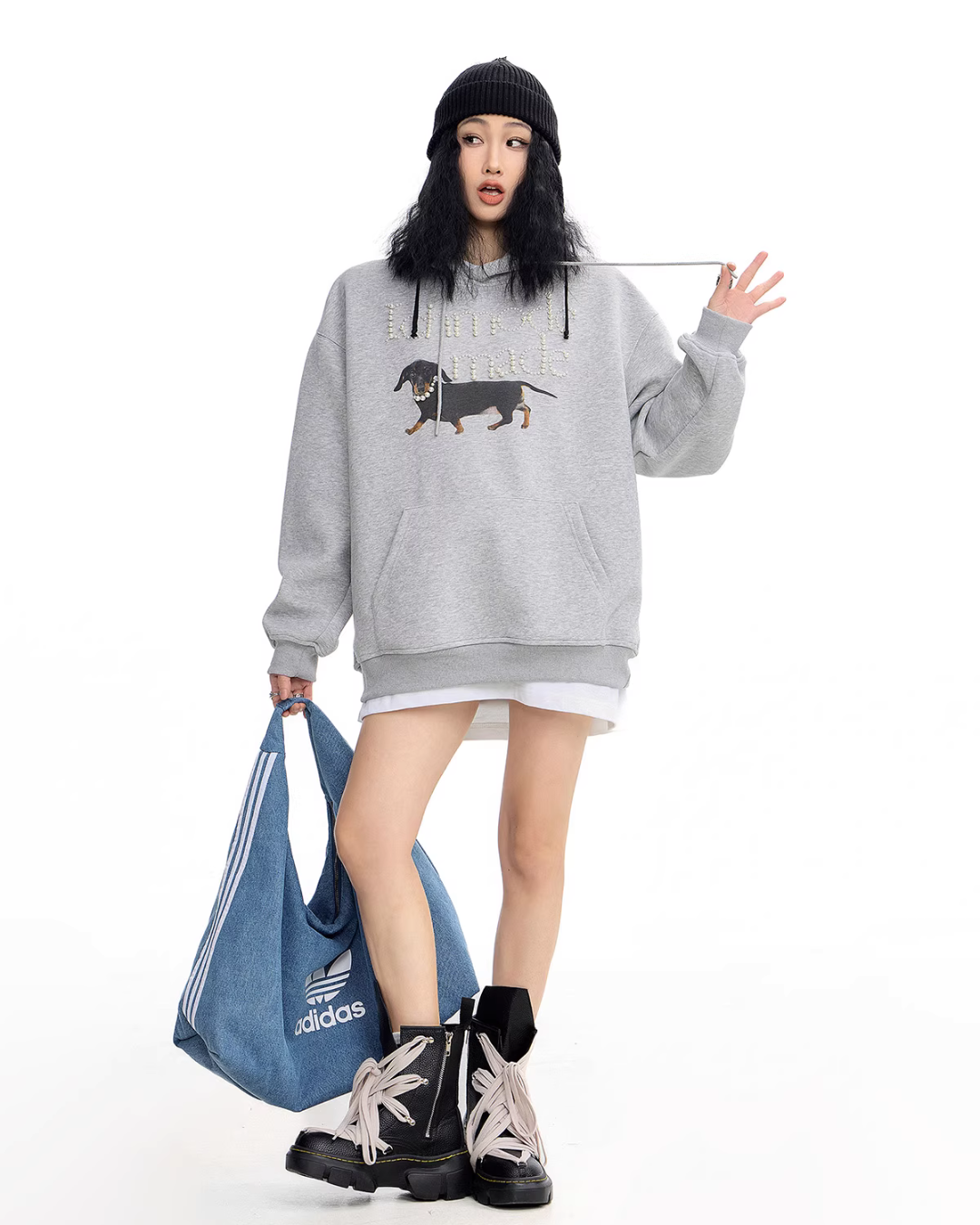 Dog Pearl Logo Sweat Hoodie Dog Pearl Logo Sweat Hoodie