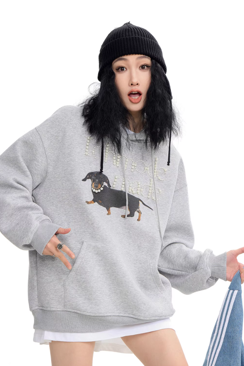 Dog Pearl Logo Sweat Hoodie