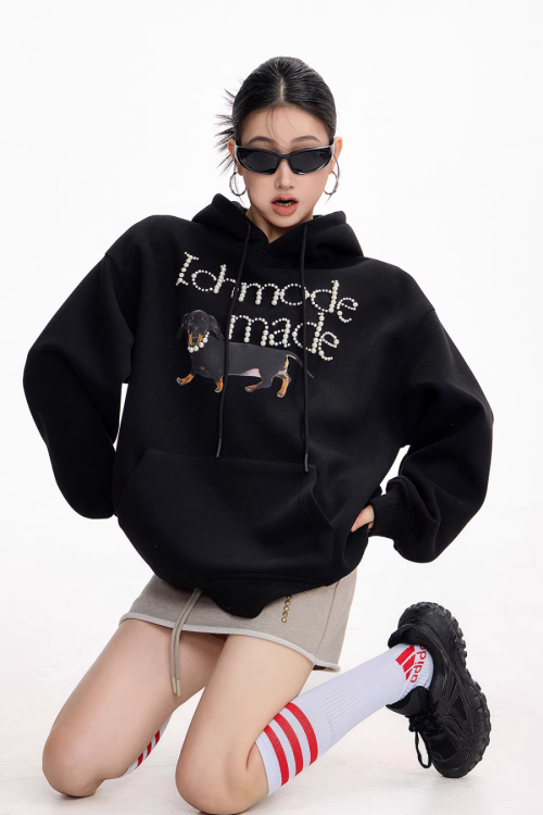 Dog Pearl Logo Sweat Hoodie