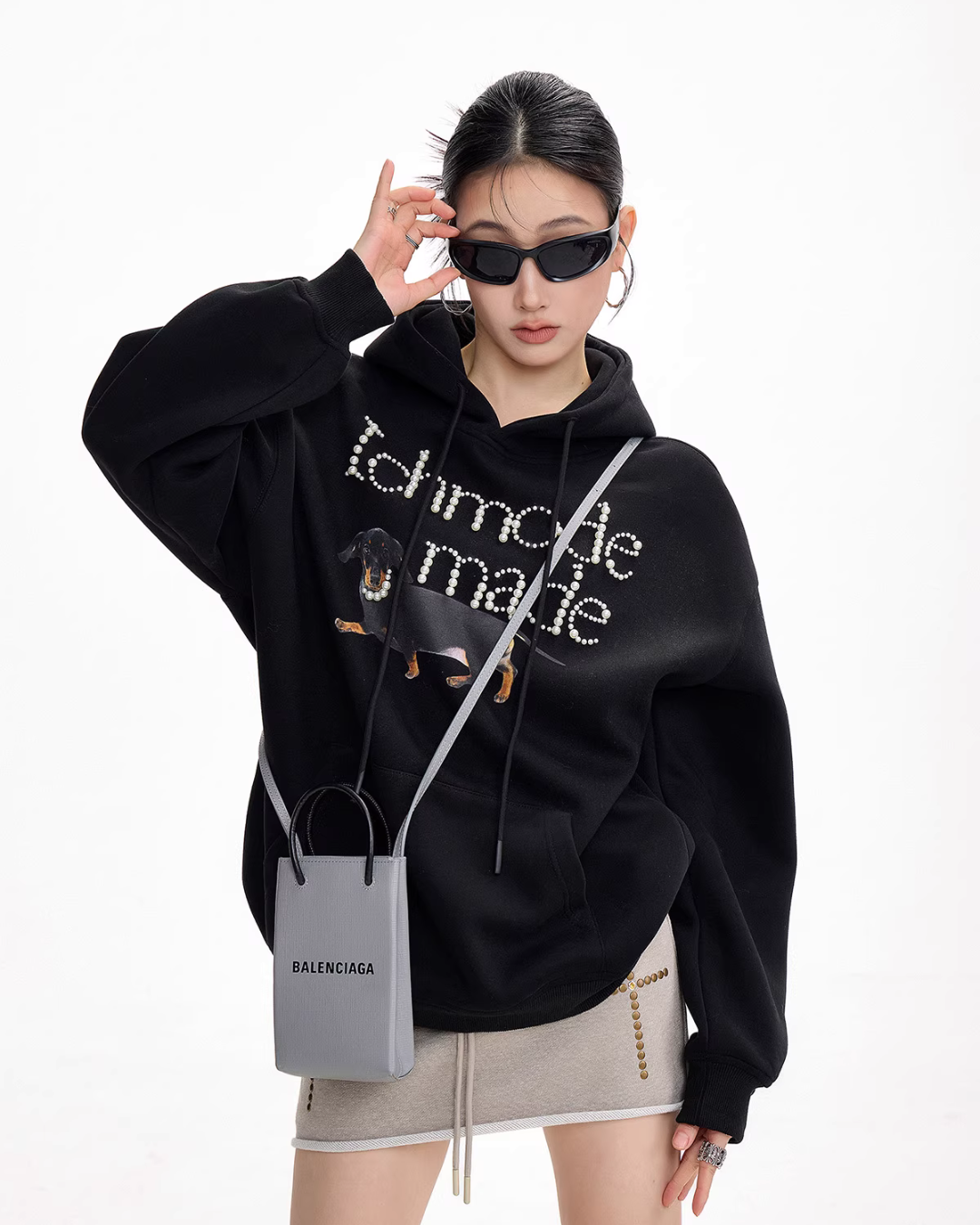 Dog Pearl Logo Sweat Hoodie Dog Pearl Logo Sweat Hoodie