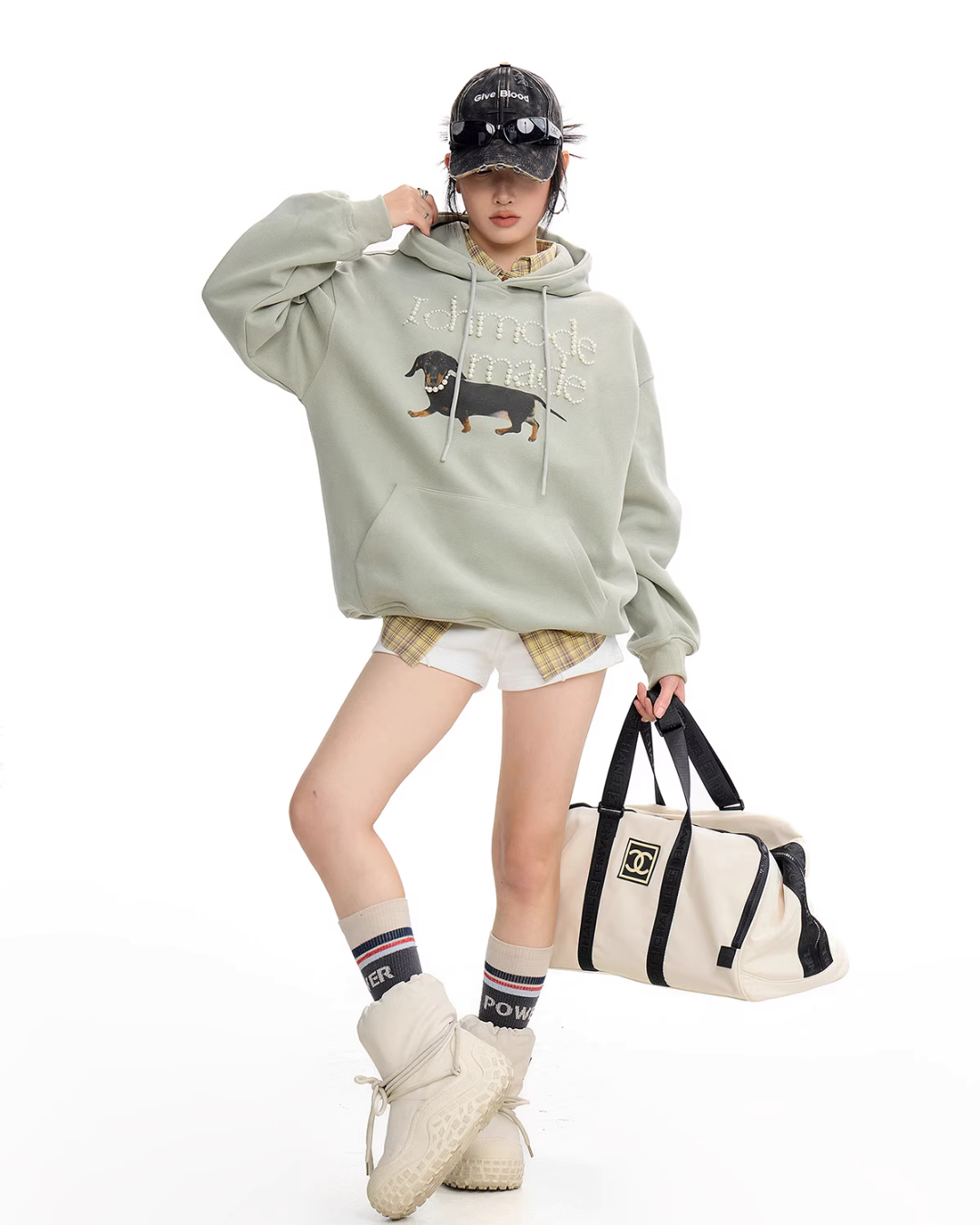 Dog Pearl Logo Sweat Hoodie Dog Pearl Logo Sweat Hoodie