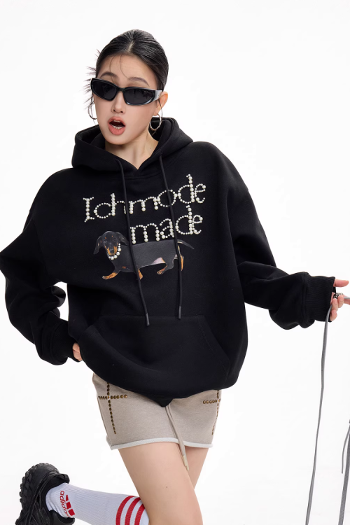 Dog Pearl Logo Sweat Hoodie