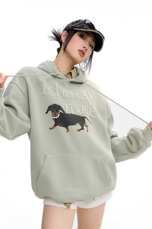Dog Pearl Logo Sweat Hoodie