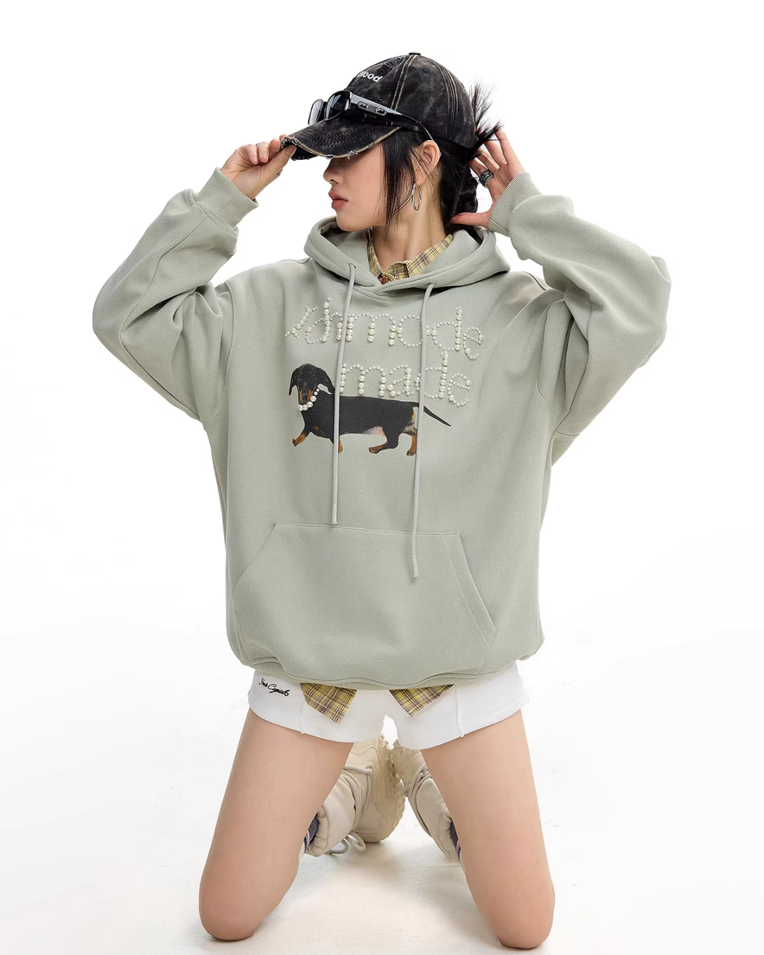 Dog Pearl Logo Sweat Hoodie Dog Pearl Logo Sweat Hoodie