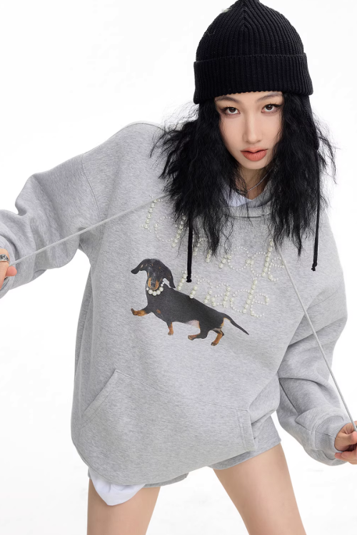 Dog Pearl Logo Sweat Hoodie