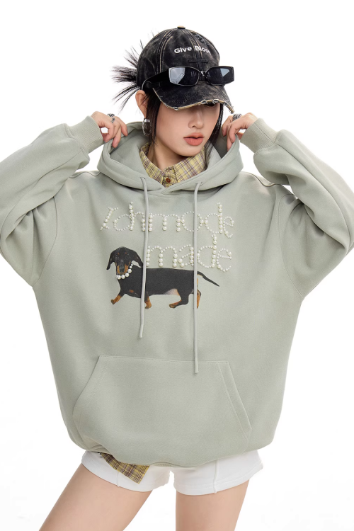 Dog Pearl Logo Sweat Hoodie