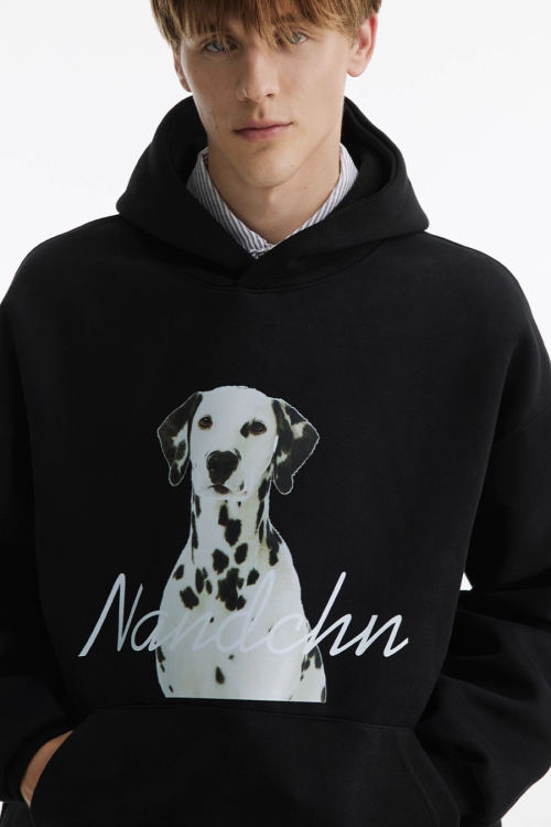 Dog Print Sweatshirt Hoodie