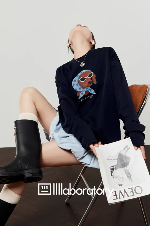 Dog Scarf Loose Hoodie