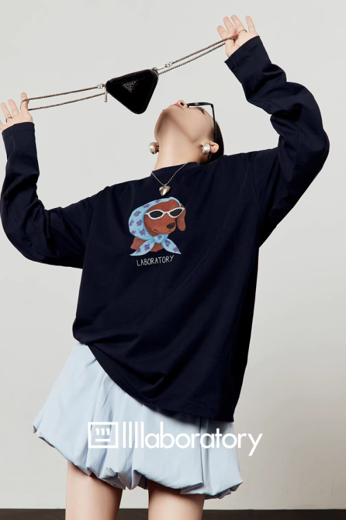 Dog Scarf Loose Hoodie