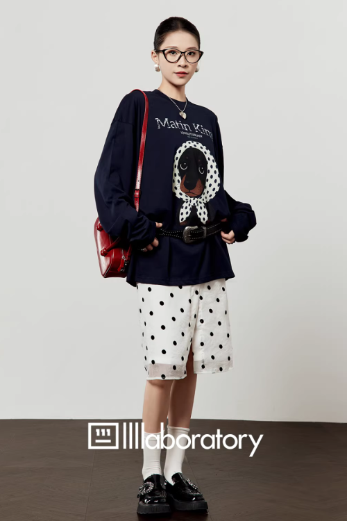 Dog Scarf Loose Hoodie