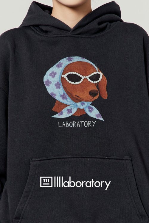 Dog Scarf Loose Hoodie