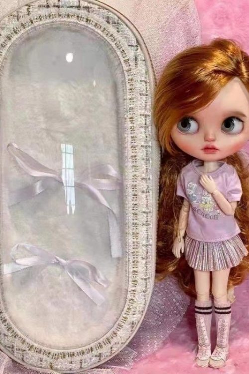 Doll Carry Bag with Clear Window for Plushies and Pins