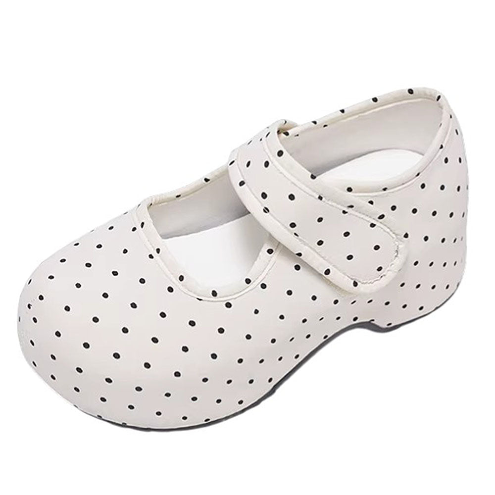 Dollcore Polka Dot Mary Jane Platforms