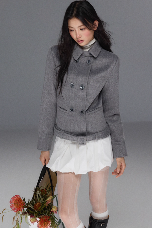 Double Breasted Wool Coat