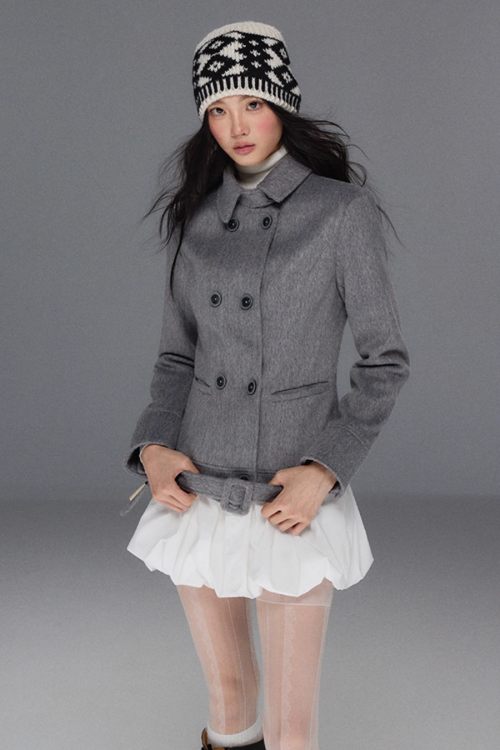 Double Breasted Wool Coat