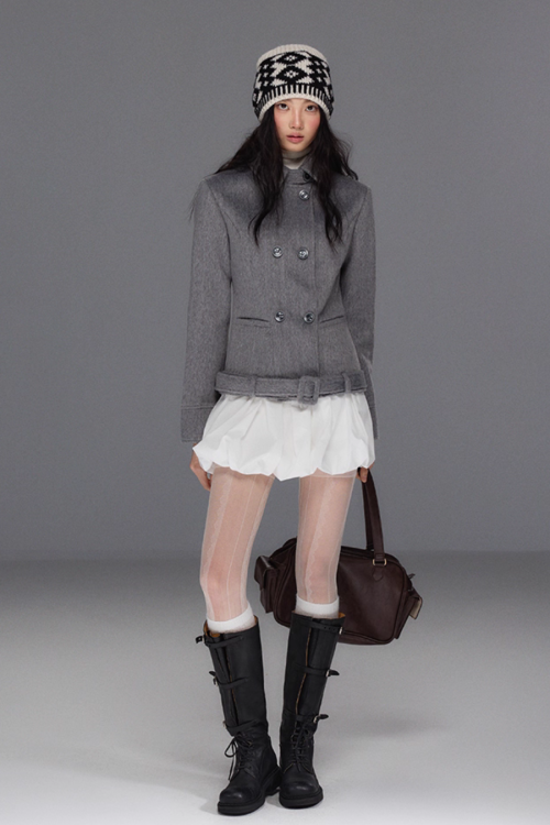 Double Breasted Wool Coat