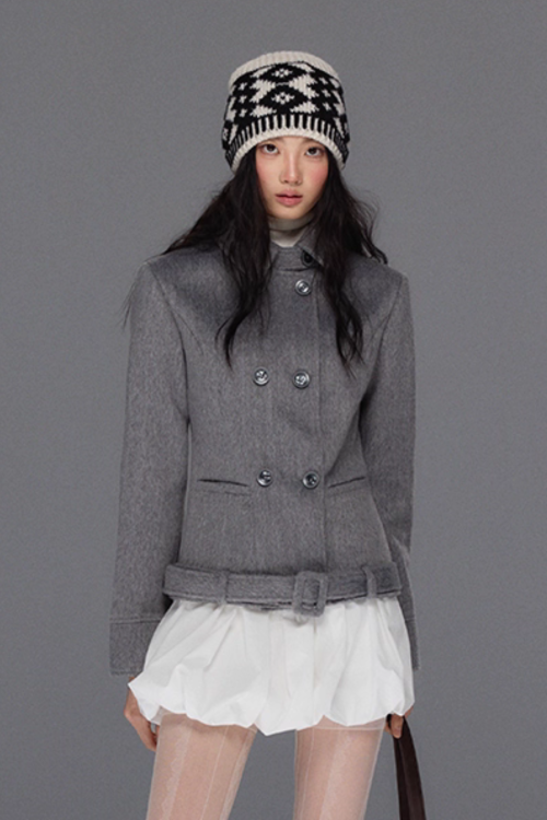 Double Breasted Wool Coat