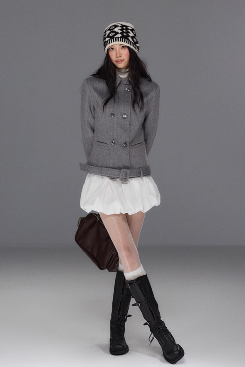 Double Breasted Wool Coat