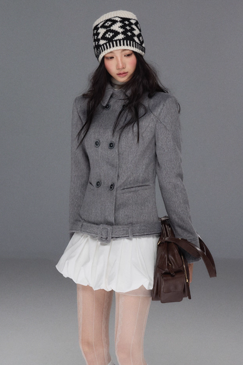 Double Breasted Wool Coat