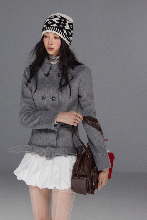 Double Breasted Wool Coat