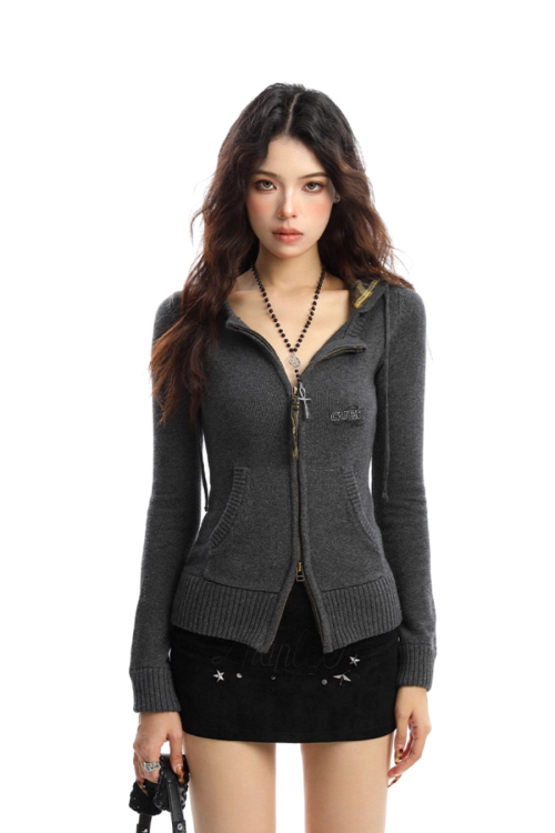 Double Zip Knit Top