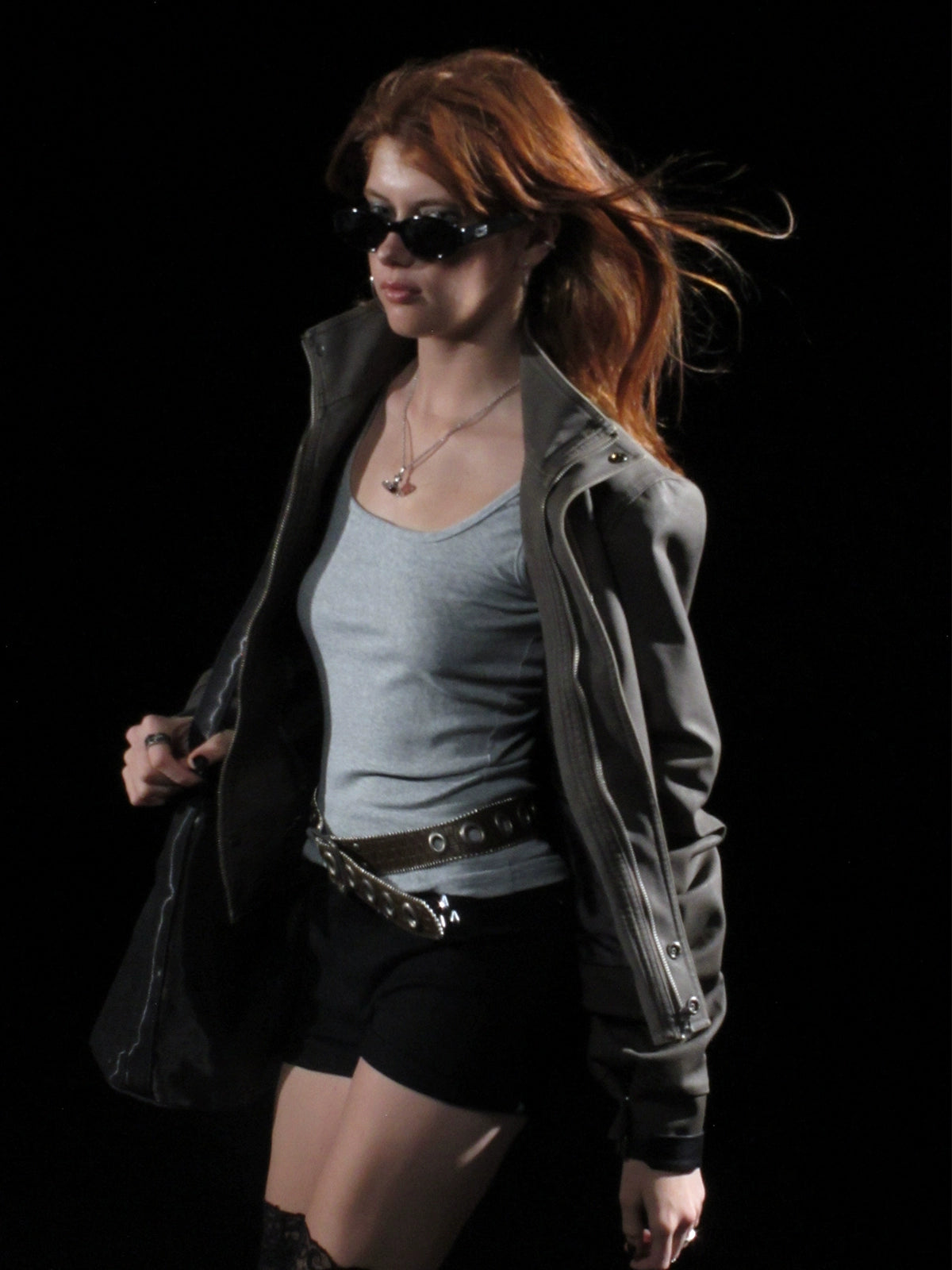 Double Zip Stand Collar Jacket Double Zip Stand Collar Jacket