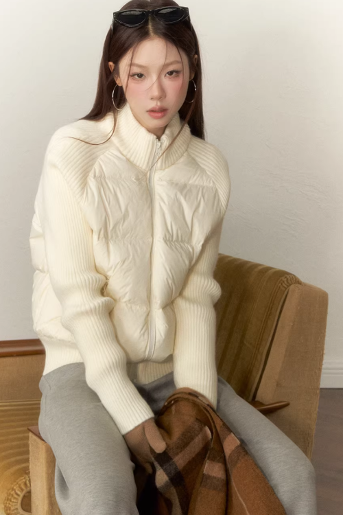 Down Knit Blouson