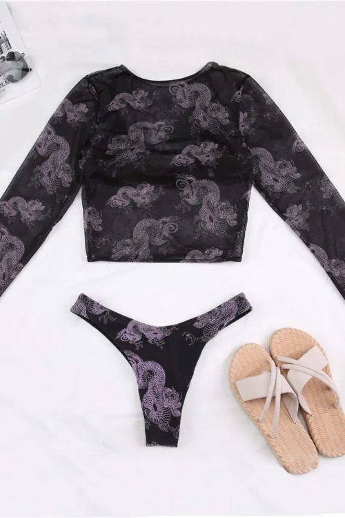 Dragon Mesh Bikini Set