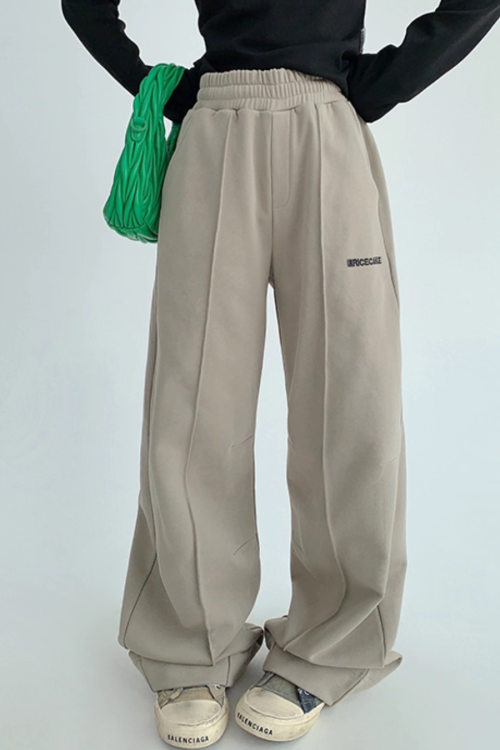 Drape Casual Wide Pants