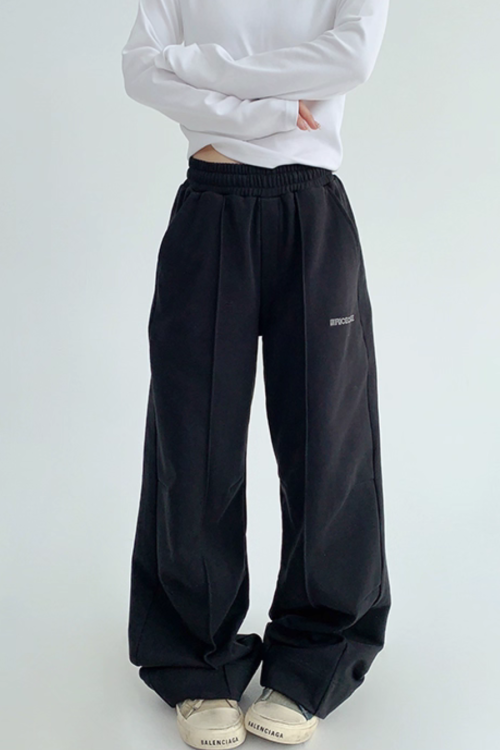 Drape Casual Wide Pants