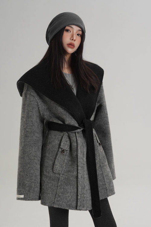 Drop Shoulder Mid Length Coat