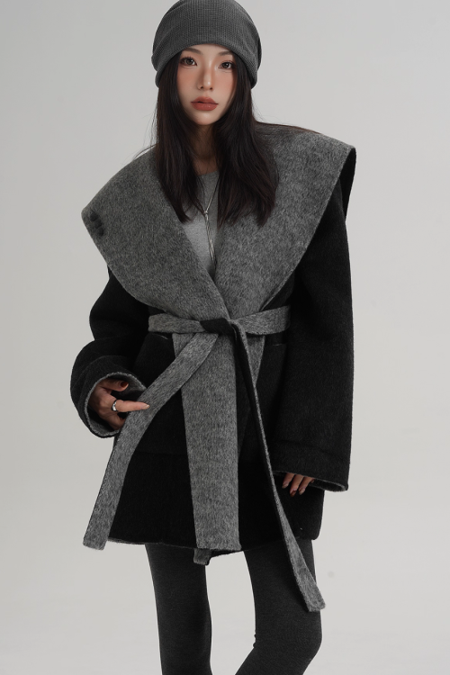 Drop Shoulder Mid Length Coat
