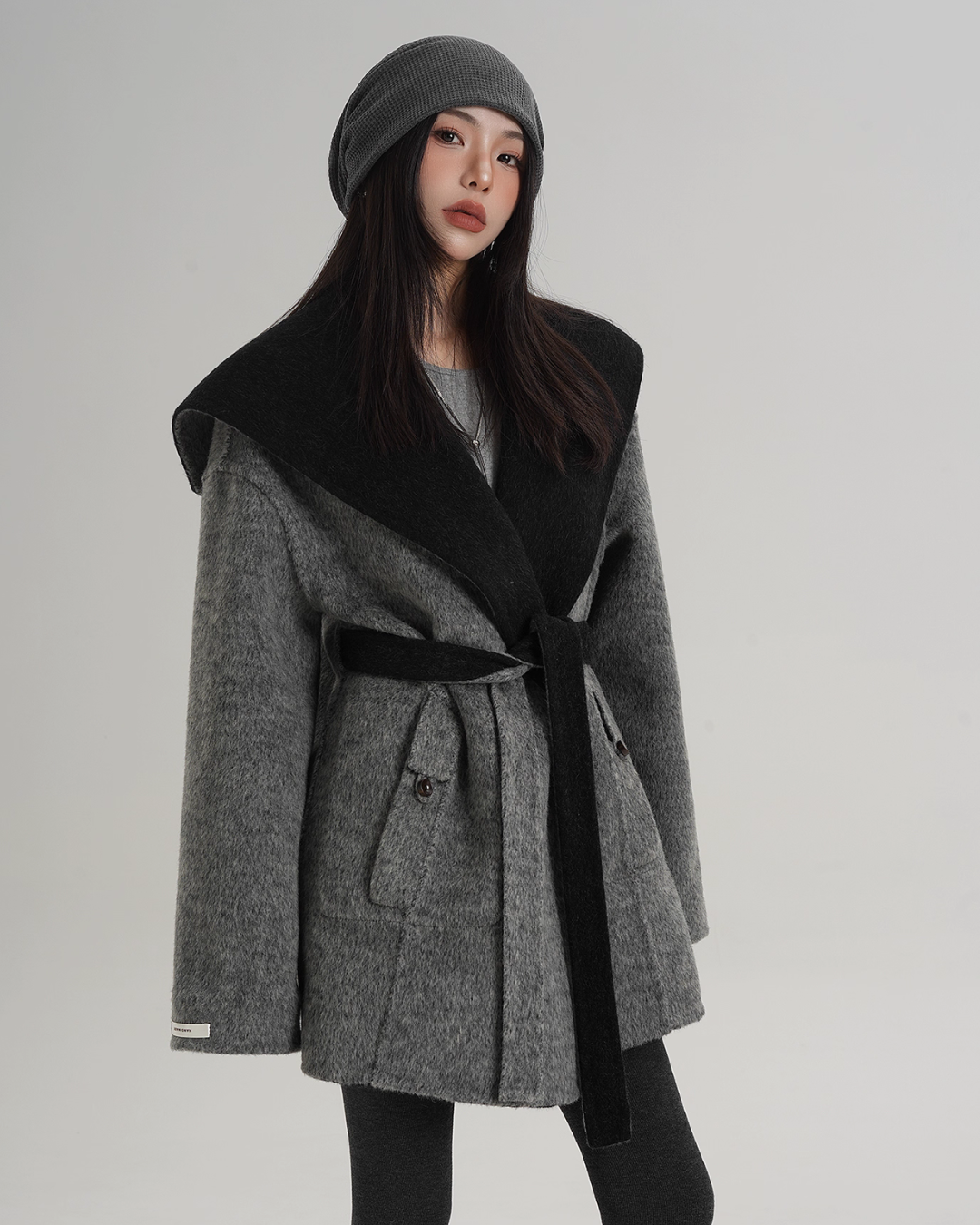 Drop Shoulder Mid Length Coat Drop Shoulder Mid Length Coat