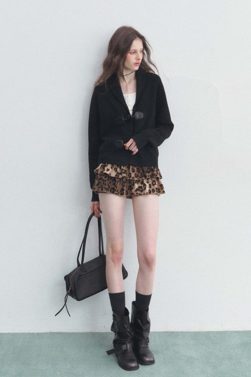 Duffle Button Long-Sleeve Top