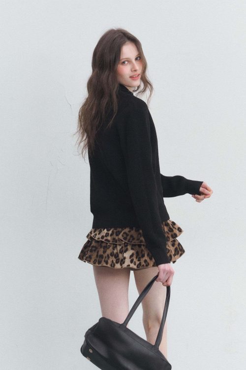 Duffle Button Long-Sleeve Top