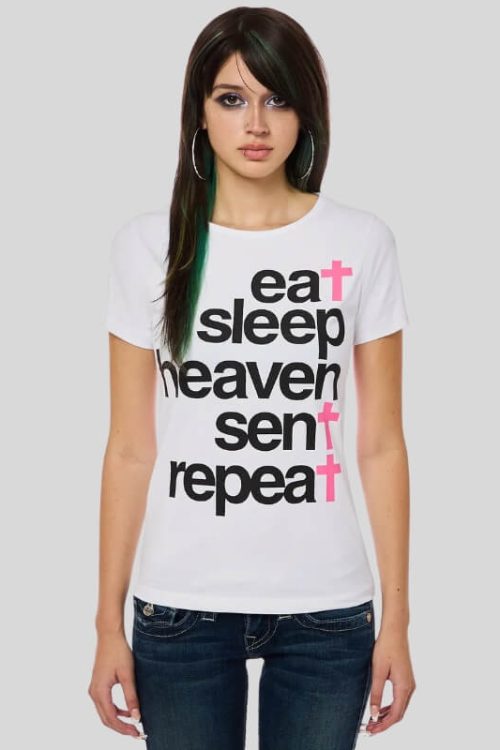 Eat Sleep Heaven Sent Repeat Tee