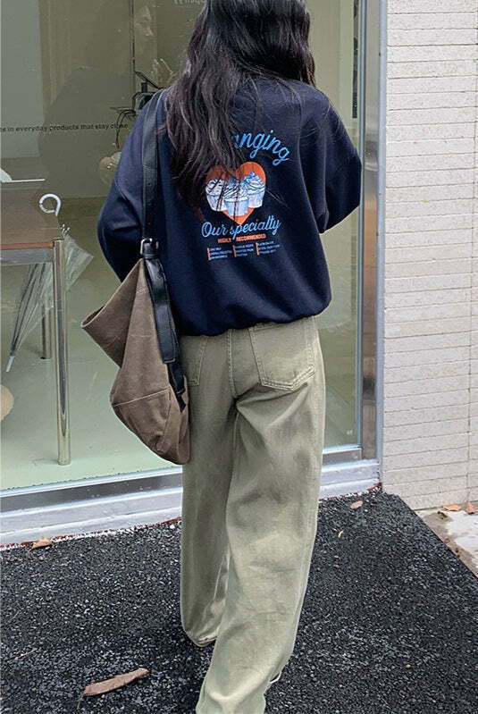 Edgy High Waist Cargo Wide Leg Curved Jeans Edgy High Waist Cargo Wide Leg Curved Jeans