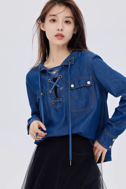 Elastic Waist Flared Skirt