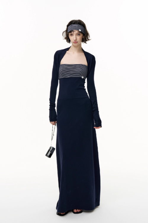 Elegant Fit Long Bodycon Dress / Cardigan / Tops