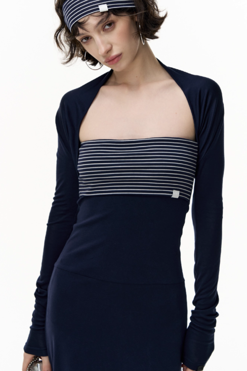 Elegant Fit Long Bodycon Dress / Cardigan / Tops