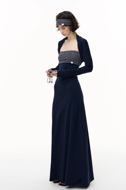 Elegant Fit Long Bodycon Dress / Cardigan / Tops