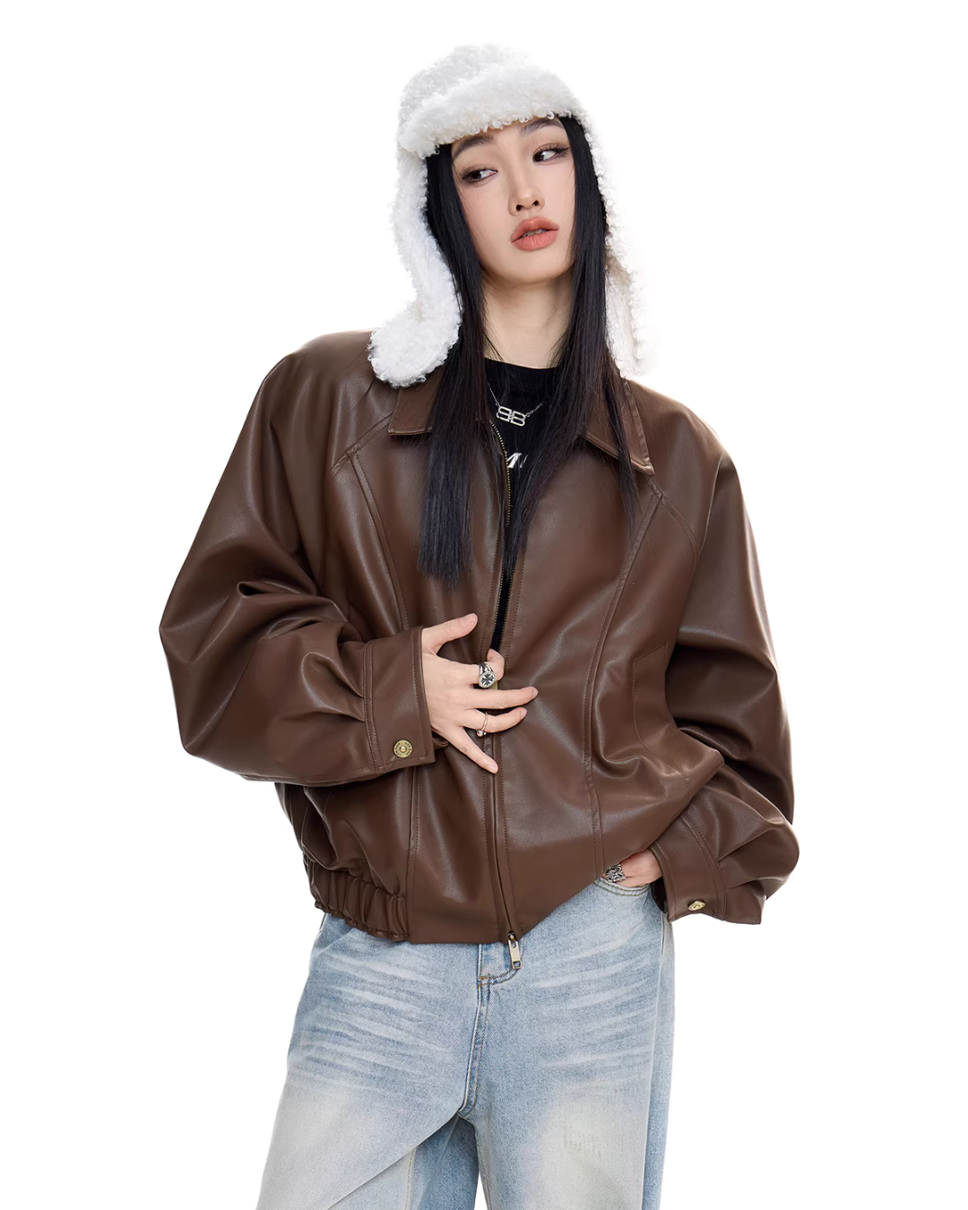 Elegant Leather Jacket Elegant Leather Jacket