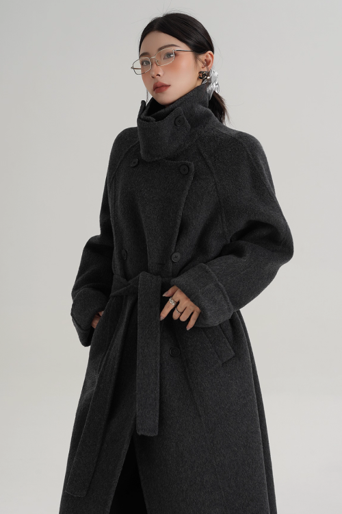 Elegant Long Wool Coat