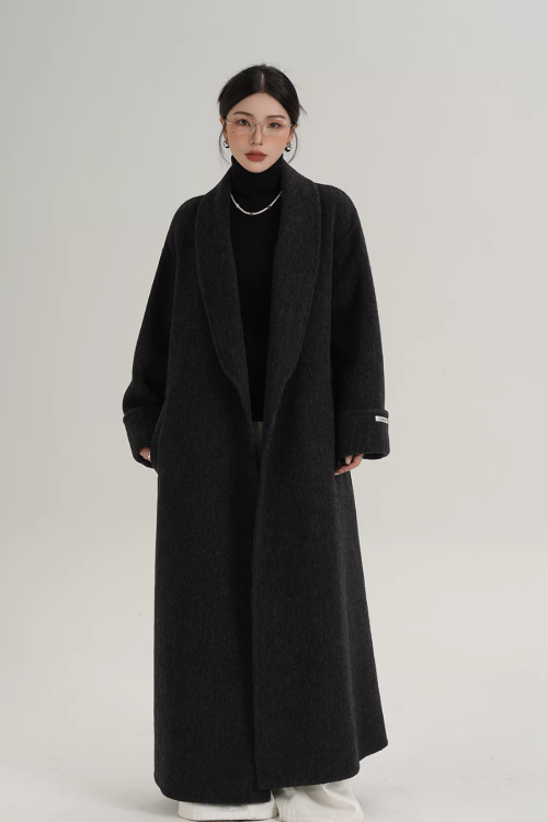 Elegant Long Wool Coat
