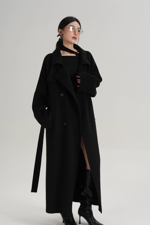 Elegant Long Wool Coat