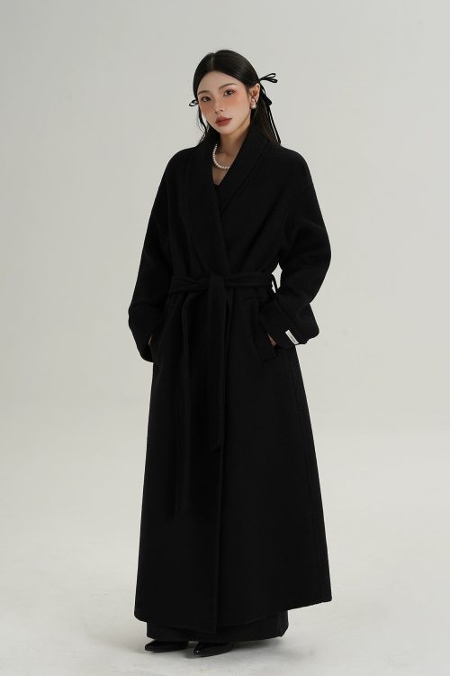 Elegant Long Wool Coat
