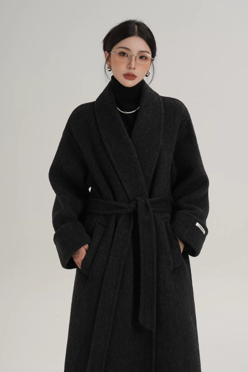 Elegant Long Wool Coat