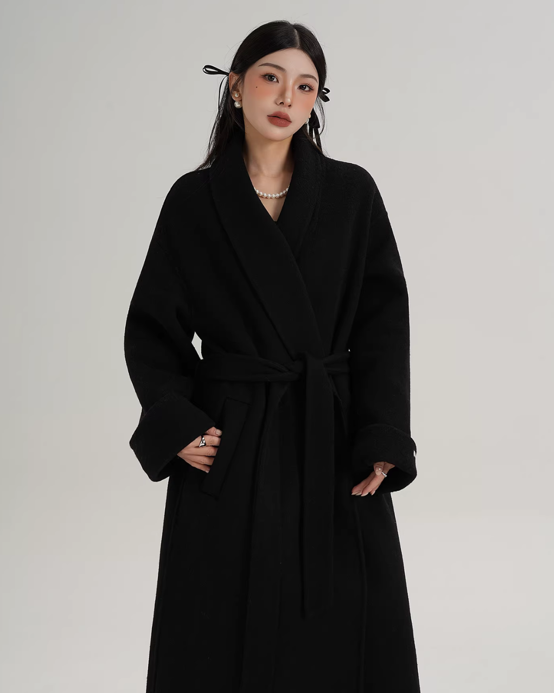 Elegant Long Wool Coat Elegant Long Wool Coat