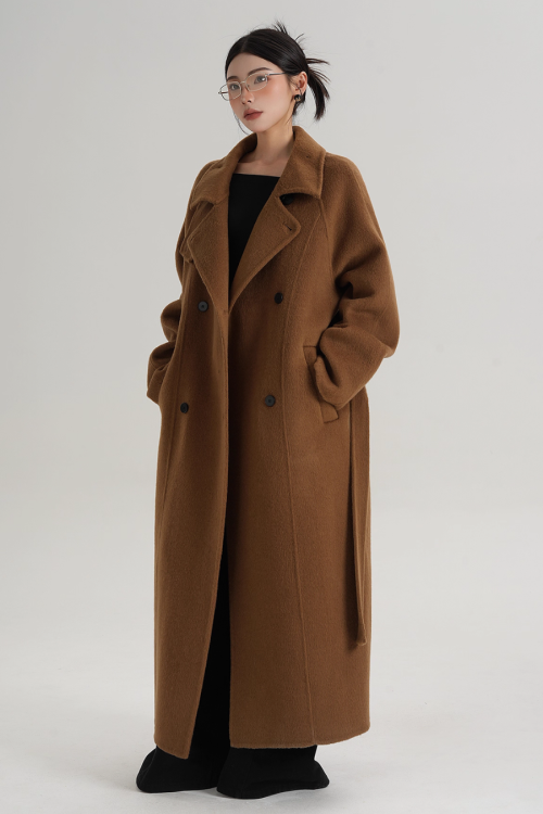 Elegant Long Wool Coat