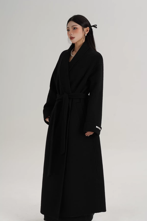 Elegant Long Wool Coat